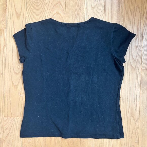 Vintage Burberry London British Flag Nova Check Stretch Tee - Picture 2 of 5